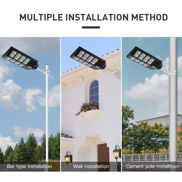 Outdoor All In One Solar Street Light 100w 300W 500W for ROAD Working Time hours 50000