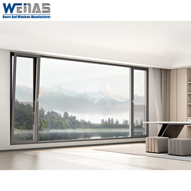 Thermal Insulated Airtight Aluminium Tilt & Turn Windows Exterior