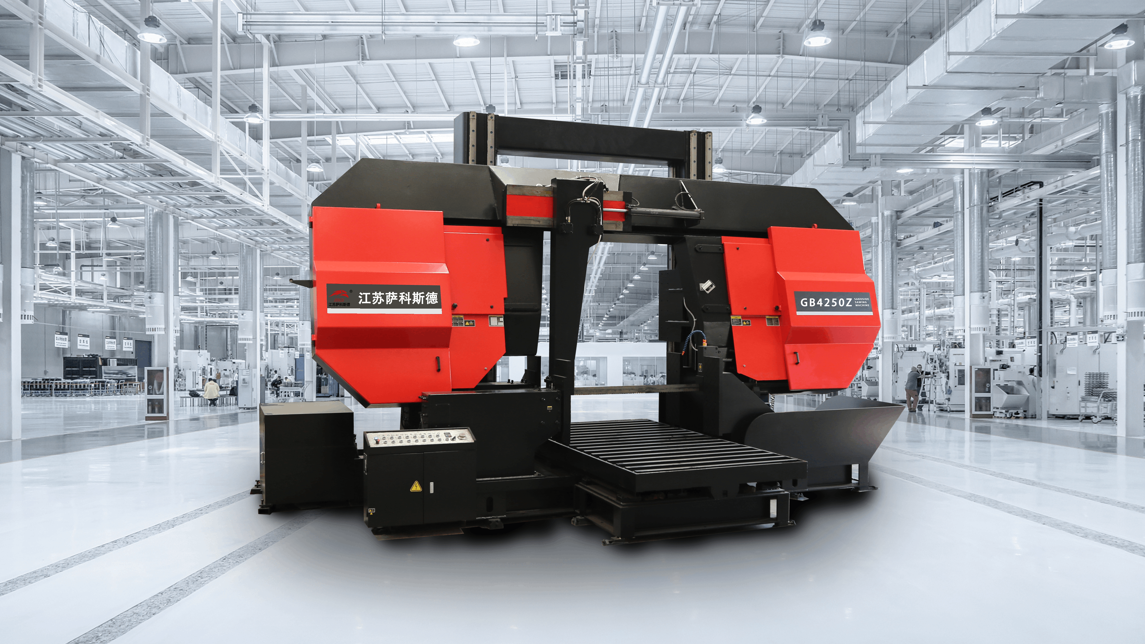 5500W Metal Band Sawing Machine 2900MM Vertical Band Saw High Precision