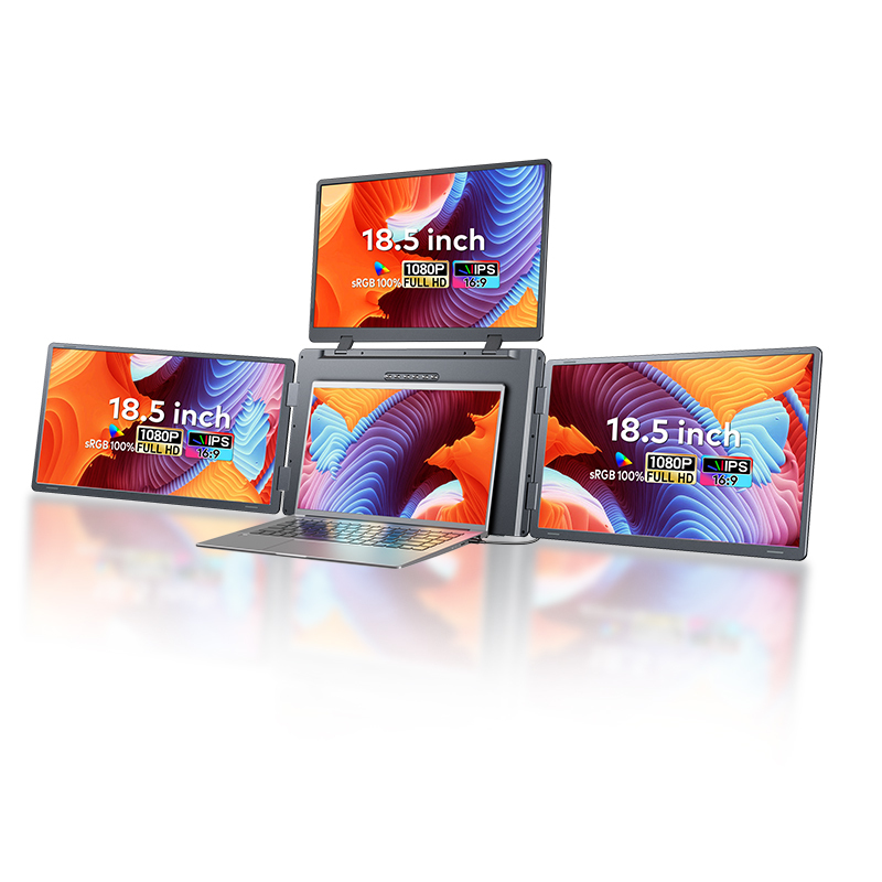 S999 18.5 Inch Portable Quad Monitor 1920x1080 Laptop Extension Screen