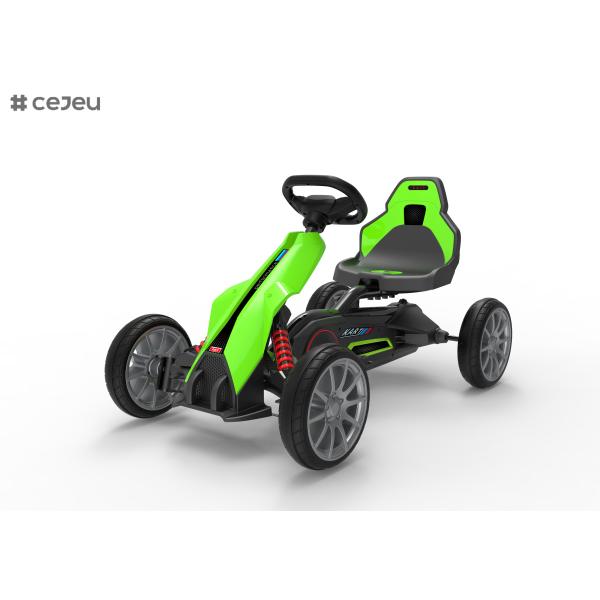 12V Battery Kids Go Karts Stroller for Toddlers Off-Road Car Toy Handbrake and Adjustable Seat