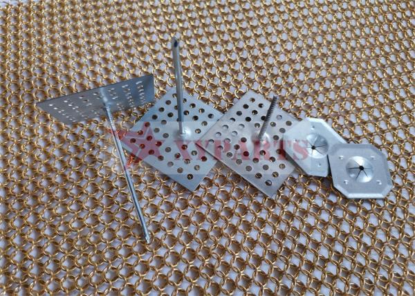 Perforated Base Hanger Galvanized Steel Insulation Pins For Acoustic Panels