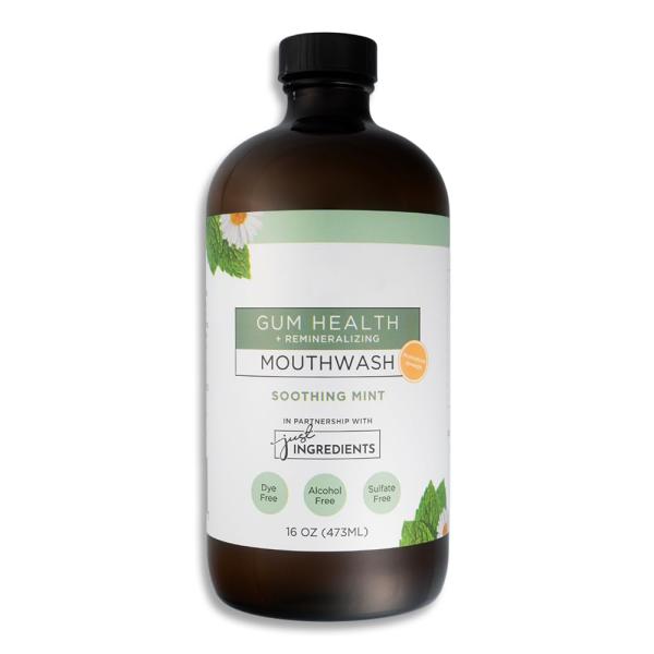 16 Fl Oz Remineralizing Mouthwash Soothing Mint Flavor Alcohol Free Non Fluoride