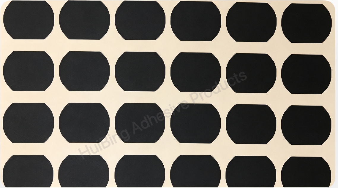 Matte Black Irregular Shape Mylar Polyester Film 0.3mm Silicone Coated Fabric