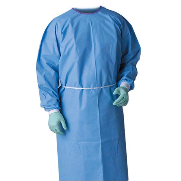 Nonwoven Sterile Surgical Gowns EN13795 SSMMS Gown Hospital Use