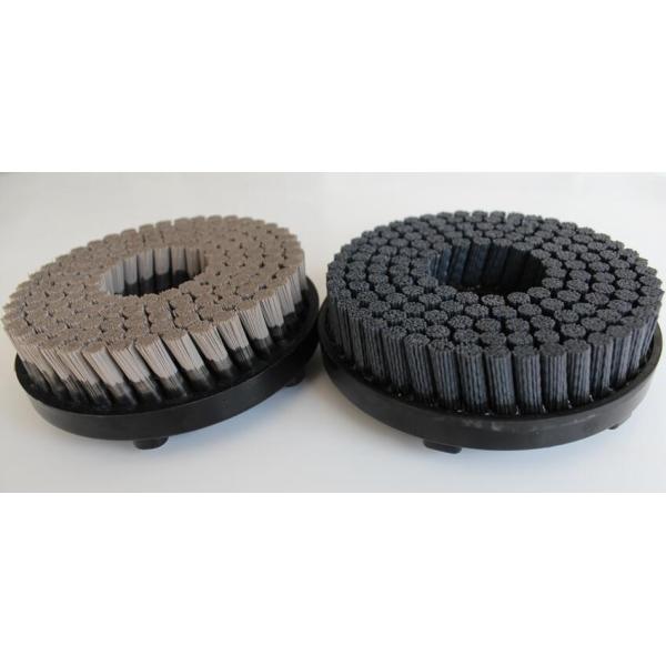 Flat Surface CNC Deburring Brushes 120 Grit Aluminum Oxide Bristle Material