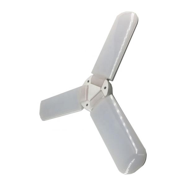 CE SMD 2835 Fan Blade LED Lamp , Ultralight Folding Light Bulb
