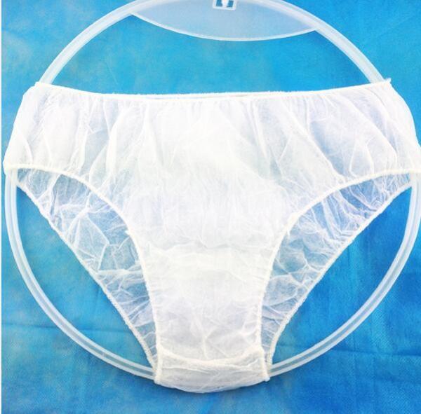 Non Woven Disposable SPA Products Women'S Disposable Underwear S-Xl Size