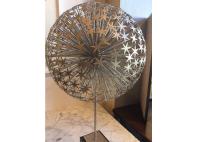 Sculpture moderne en Art Stainless Steel Dandelion Ball de taille faite sur commande