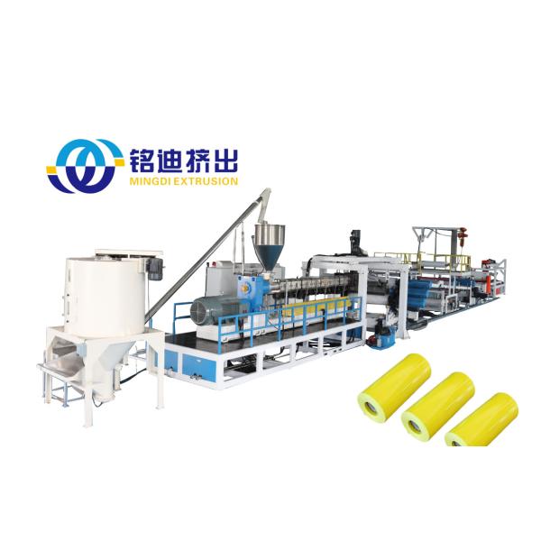 SIEMENS 650-1550mm Twin Screw Extrusion Line APET PETG CPET Pla Sheet Extrusion Line