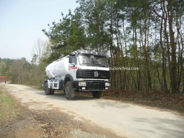 Beiben Septic Tanker Vacuum Truck / Sewer Cleaning Vehicles WhatsApp:+8615271357675