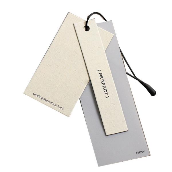 Garment T Shirt Whiteboard Personalized Hang Tag Bronze Printing
