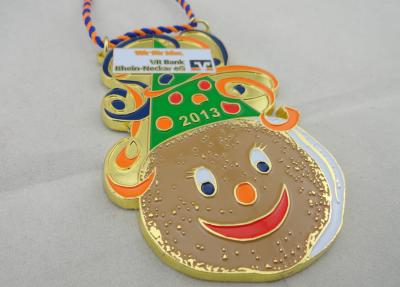High Quality Rhein Neckar EG Soft Enamel Karneval Medal by Anti Copper, Ant Gold, Mat Gold, Mat Nickel