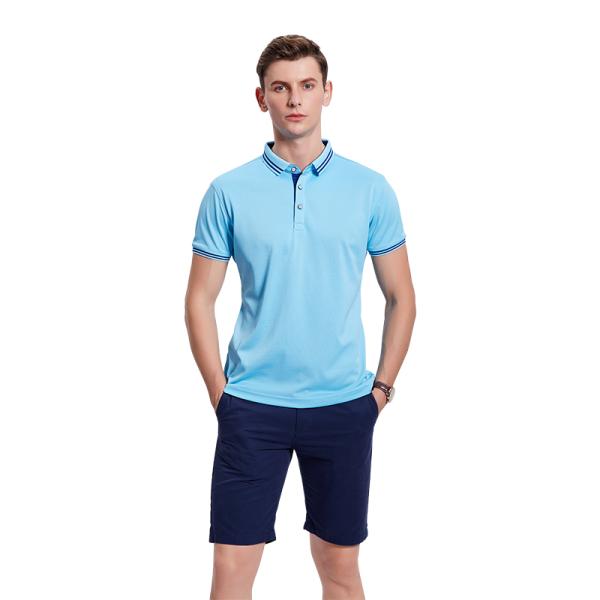 Футболка поло Flyita оптовая Breathable черная приспособленная с логотипом сублимации