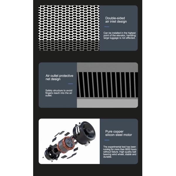 Вентиляционный воздушный занавес из нержавеющей стали с индукцией тела 32 дюйма
