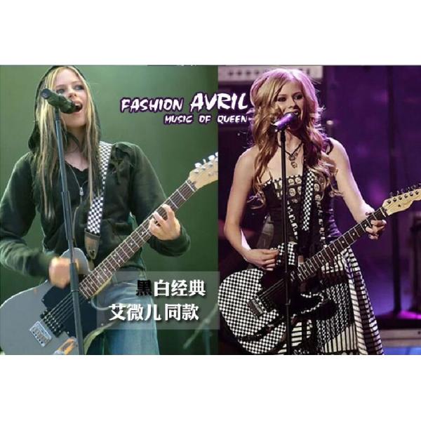 Logo Silk Screen Printed Girls Guitar Strap / BSCI Beautiful Guitar Lock Strap