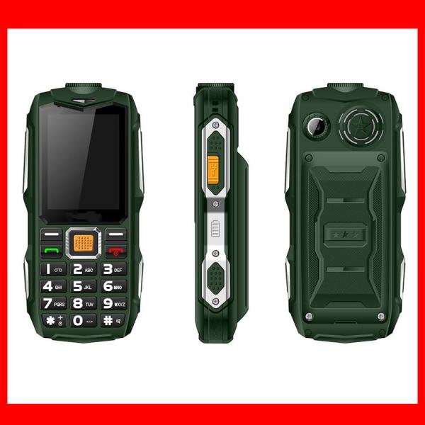 2.4inch Long standby Rugged Phones for old man military quality outdoor with POWER BANK Rugged Phone