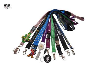 Polyester Retractable Reel Badge Holder Lanyard For Kids Any Color / Logo Available