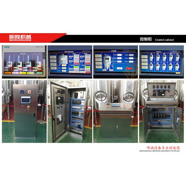1000 L SS Micro Beer Brewing Equipment High Efficiency CE Certification