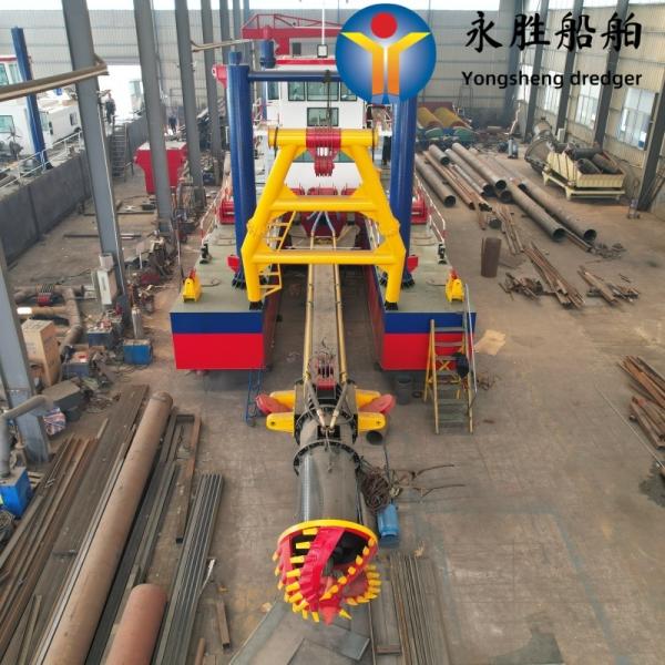 Excavadora de arena de succión con caudal de agua de 3800 m3/h