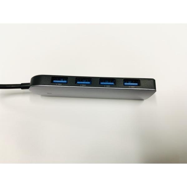 MacBook Pro Air USB Type C Adapter Hub 5 In 1 Type C To 4 USB 3.0 Ports PD