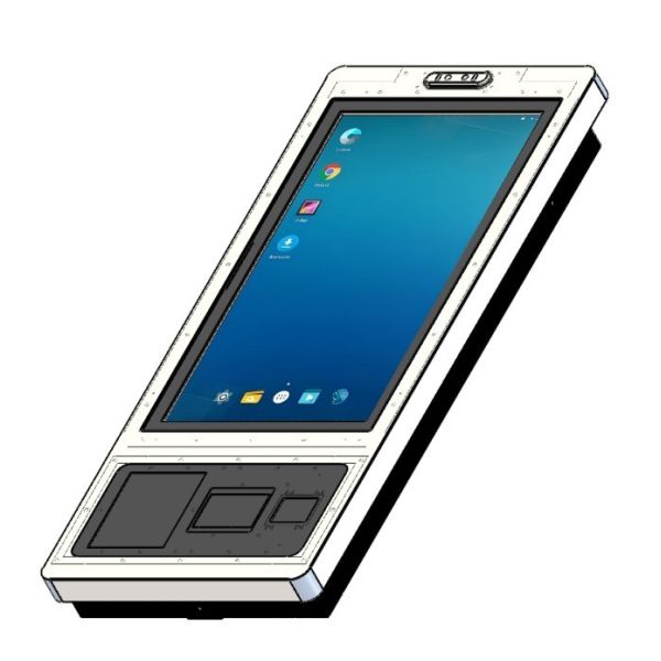 OEM Factory 23.6 Inches Windows Wall Mounted Smart Ordering Kiosk Customization Kiosk with POS Space