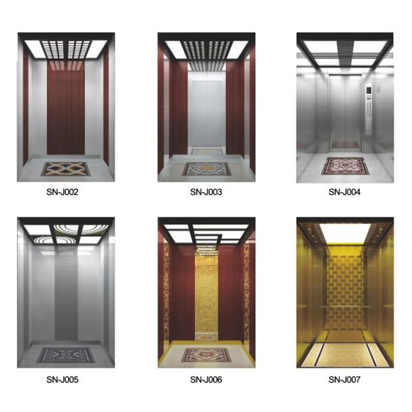Дизайн автомобиля украшения кабины лифта ПВК пола/нержавеющей стали волосяного покрова для лифта пассажира