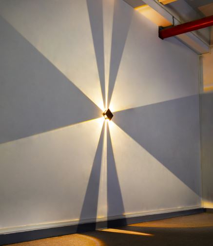 DIY RGB 70LM Solar Wall Lights Outdoor ABS PC For Garden Yard