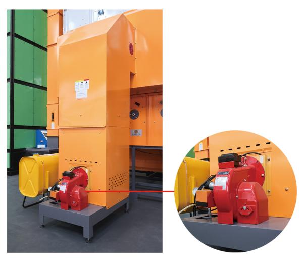Ignição manual diesel industrial do queimador de óleo 16-30M3/H para o calor da fonte