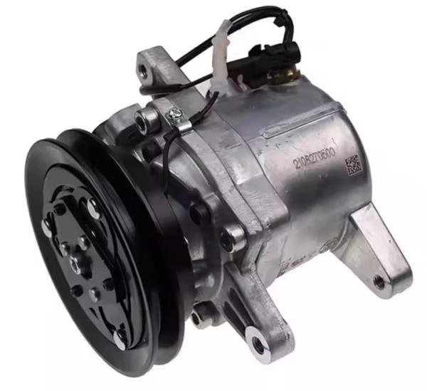 Air Conditioning Compressor 447180-6430 For Excavator SV06E Engine 12V 108mm