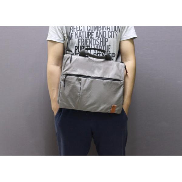 A luva do portátil do computador da lona do algodão ensaca a grande capacidade 150T