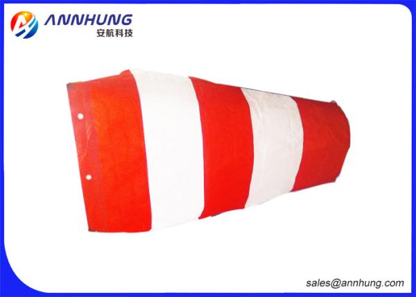 Cone vermelho e branco do PVC de AH-HP/F do heliporto da aterrissagem das luzes de vento da peúga de vento