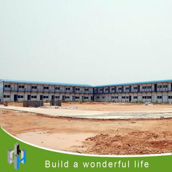 2016 hot sale single storey prefabricated labor house for sale