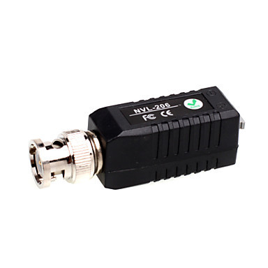 Single Channel Passive Video Balun for CCTV Camera (Pair)