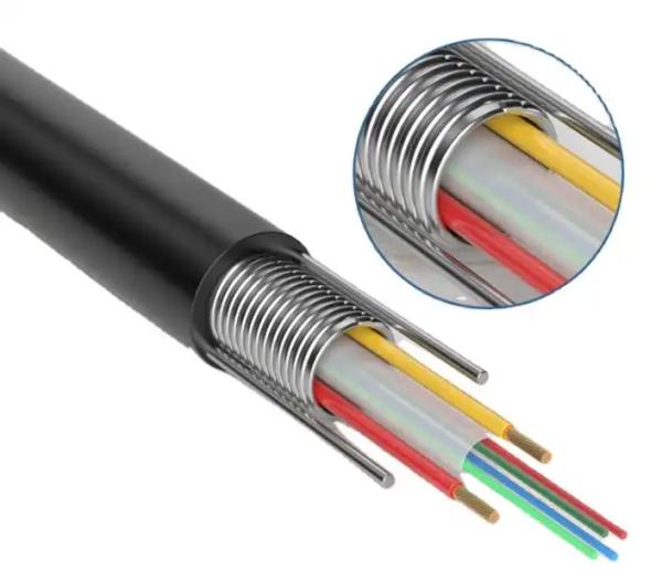 Oplc 12 Core Optical Fiber Cable , Hybrid Fiber Copper Cable ODM OEM