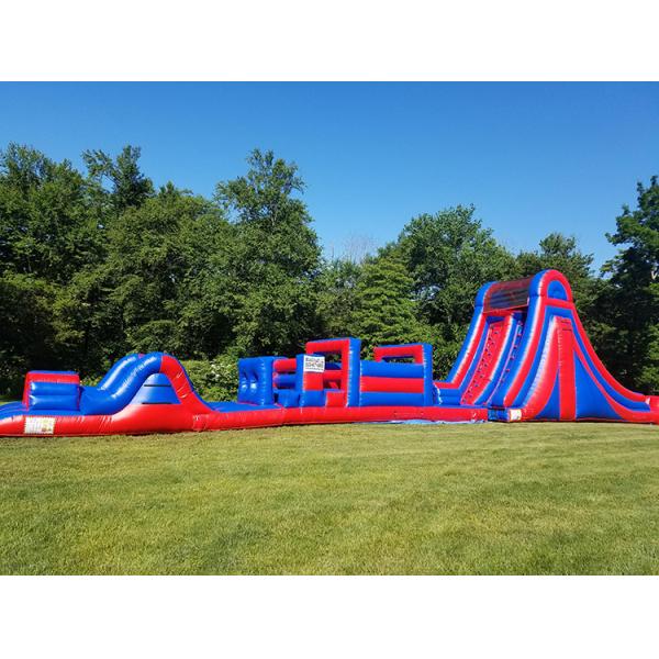 Big Balls Inflatable Wipeout Course Customized Obstacle Course Equipment for Adults
