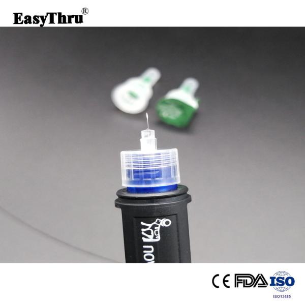 Medica Insuficiente Pen Agulha Diabético Inofensivo Silicone Lubrificante Revestimento