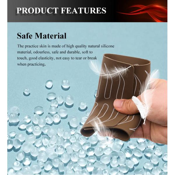 0.2cm Soft Silicone Permanent Makeup Practice Skin Microblading Tattoo