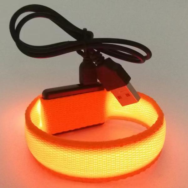 Customized Color Multi Color Illuminated Led Bracelet Flash Gifts with Custom Graphic