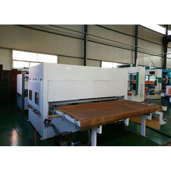 Vacuum Wood Grain Machine For Wooden Door 3500mm*1500m Working table