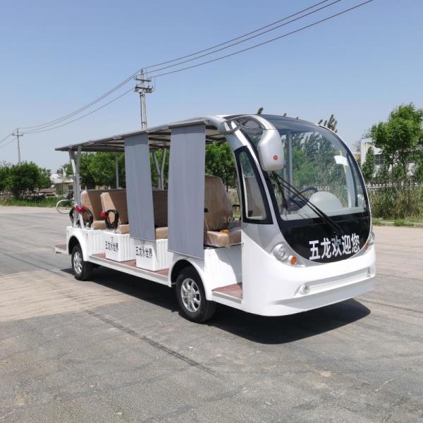 2022 hot sale electric sightseeing car 4000W motor 14 passenger bus for tourist