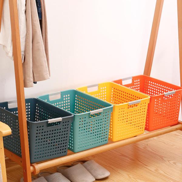 Multi Color Living Room Snack Storage Basket PP