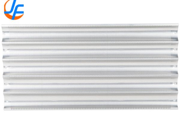 RK Bakeware China Foodservice Mackies 6 Pão 800X600 Antiaderente Uni Lock Alumínio Baguette Assadeira Bandeja NSF