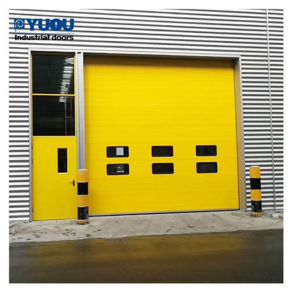Warehouse Sectional Overhead Door Industrial Vertical Lift 8m Height 30Pa Tightness