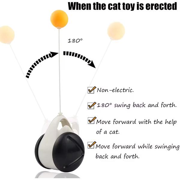 Productos de formación de mascotas de plástico juguetes interactivos para gatos