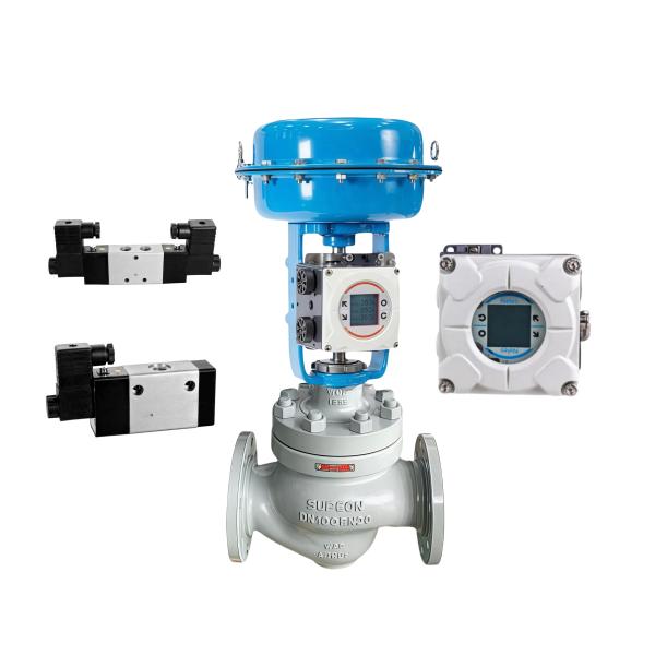Actuateur de diaphragme pneumatique de la série Valmet VD avec contrôleur NDX