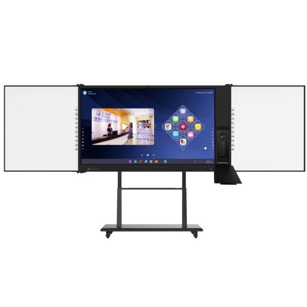 4K Ultra HD Interactive Flat Panel with 20 Touch Points and Built-in Speakers for Education