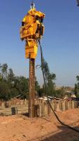 Motor de pilhas de construção pilha de chapa de concreto Vibro martelo para tubos de aço condução