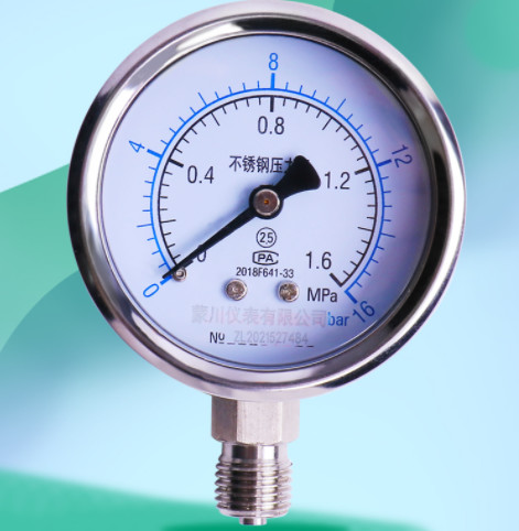 Вакуум гидравлические 75mm манометра 40mm кислорода масла воды Y60BF