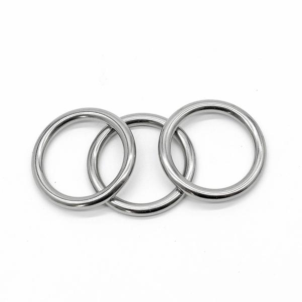 Durability Stainless Steel Rigging Rings Corrosion Resistance Various Sizes Available